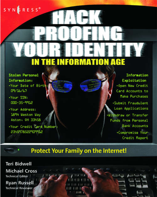 Book cover of Hack Proofing Your Identity In The Information Age