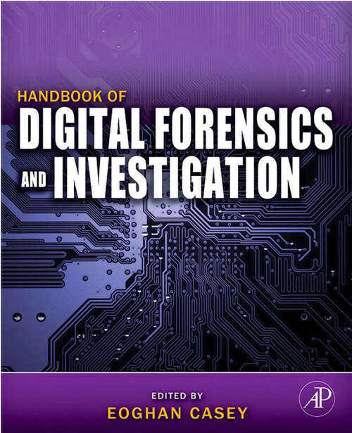 Book cover of Handbook of Digital Forensics and Investigation
