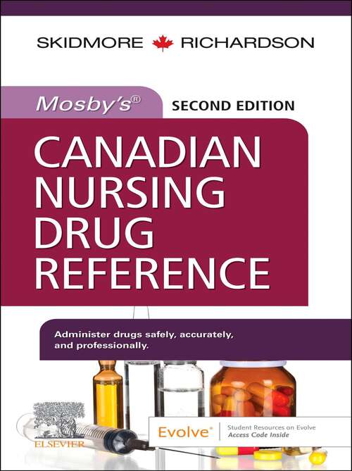 Book cover of Mosby's Canadian Nursing Drug Reference E-Book