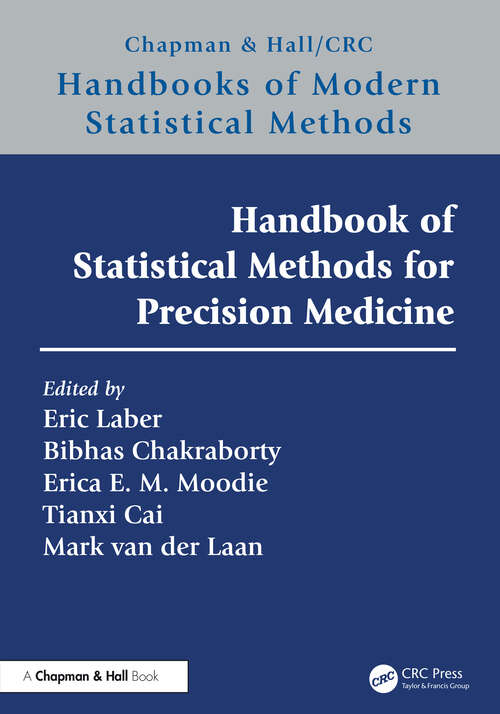 Book cover of Handbook of Statistical Methods for Precision Medicine (ISSN)