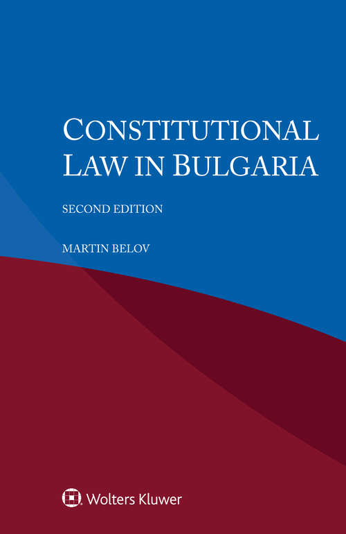 Book cover of Constitutional Law in Bulgaria (2)