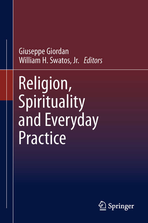 Book cover of Religion, Spirituality and Everyday Practice (2012)