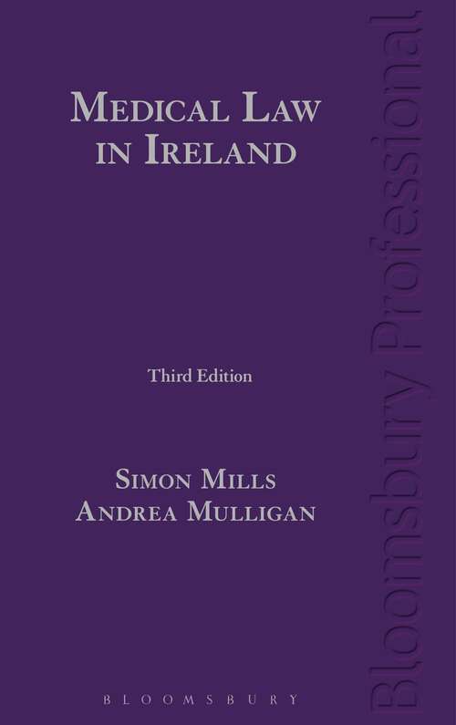 Book cover of Medical Law in Ireland: A Guide To Irish Law