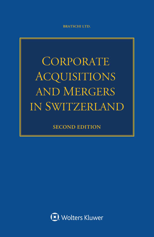 Book cover of Corporate Acquisitions and Mergers in Switzerland (2)