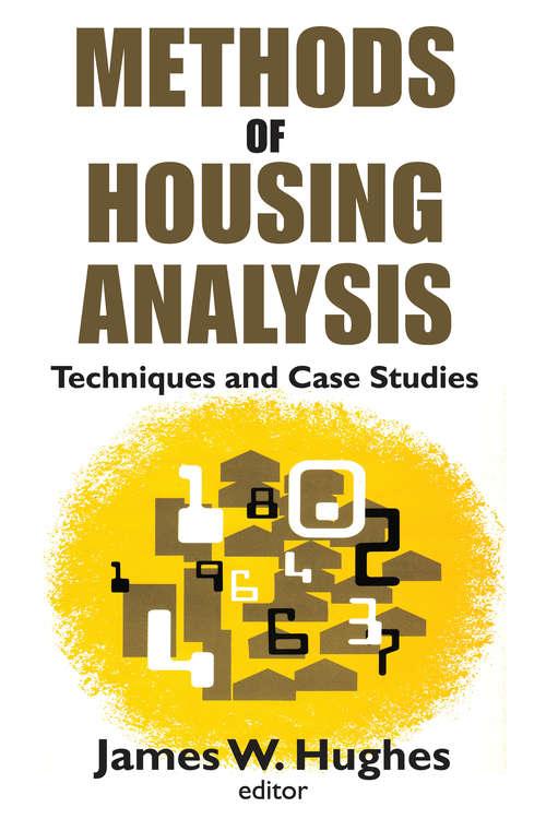 Book cover of Methods of Housing Analysis: Techniques and Case Studies