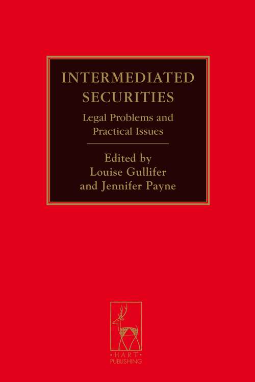 Book cover of Intermediated Securities: Legal Problems and Practical Issues