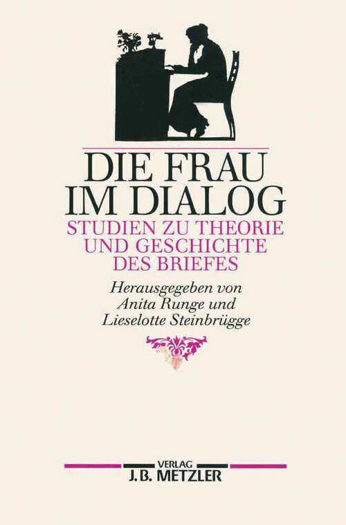 Book cover of Die Frau im Dialog: Ergebnisse der Frauenforschung, Band 21 (1. Aufl. 1991) (Ergebnisse der Frauenforschung)