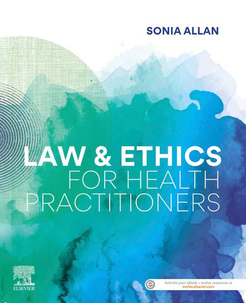 Book cover of Law and Ethics for Health Practitioners - eBook