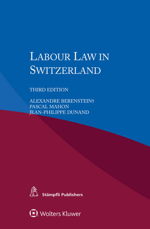 Book cover of Labour Law in Switzerland (3)