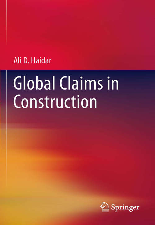 Book cover of Global Claims in Construction (2011)