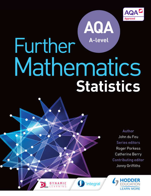 Book cover of AQA A Level Further Mathematics Statistics eBook (PDF)