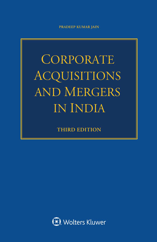 Book cover of Corporate Acquisitions and Mergers in India (3)