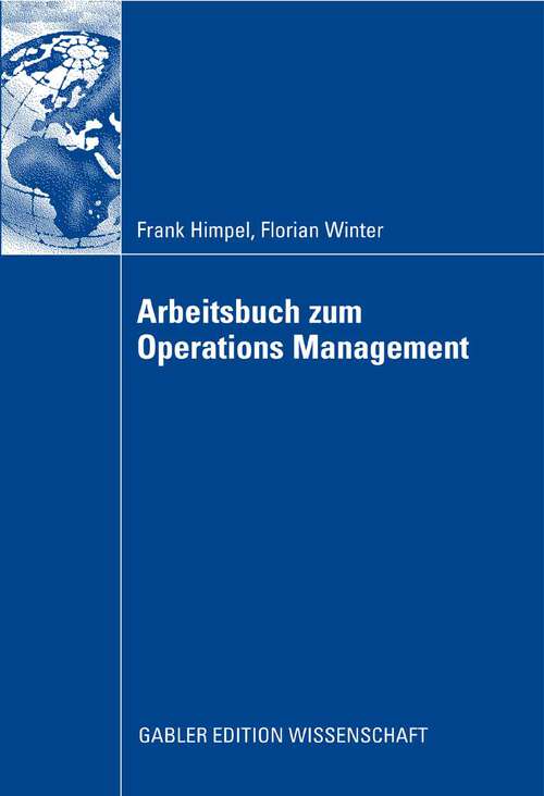 Book cover of Arbeitsbuch zum Operations Management (2008)