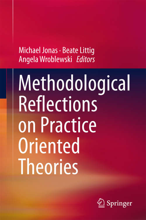 Book cover of Methodological Reflections on Practice Oriented Theories