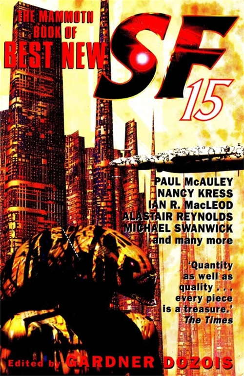 Book cover of The Mammoth Book of Best New SF 15: 15th Annual Collection (Mammoth Books)