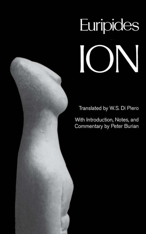 Book cover of Ion (Greek Tragedy in New Translations)