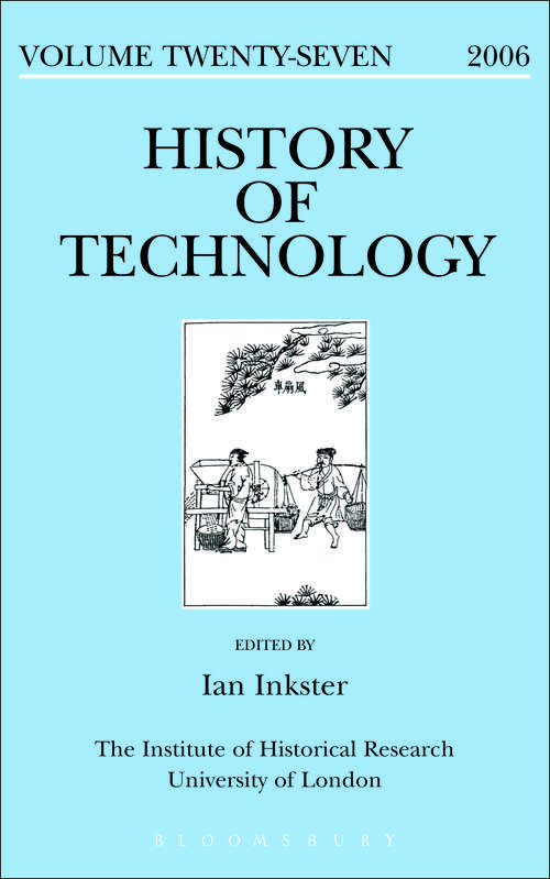 Book cover of History of Technology Volume 27 (History of Technology)