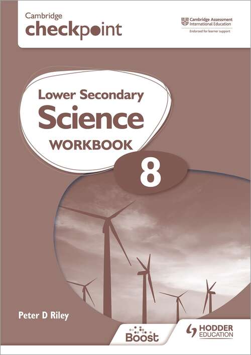 Book cover of Cambridge Checkpoint Lower Secondary Science Workbook 8: Second Edition