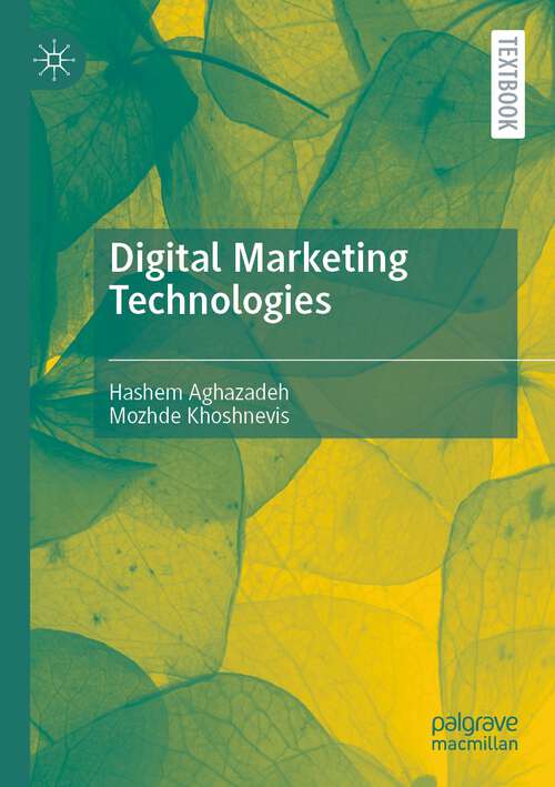 Book cover of Digital Marketing Technologies (2024)