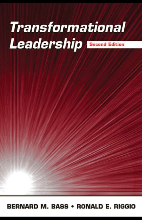 Book cover of Transformational Leadership: A Comprehensive Review Of Theory And Research (2)