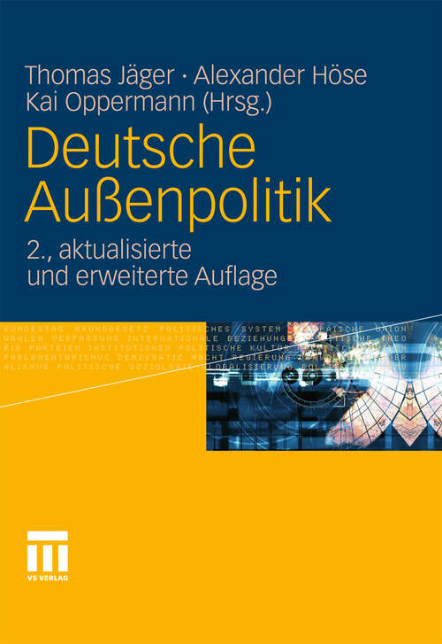 Book cover of Deutsche Außenpolitik (2. Aufl. 2011)