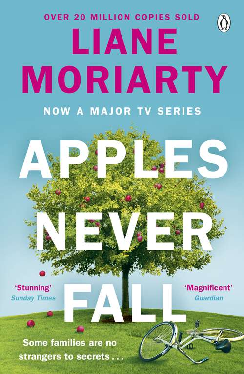 Book cover of Apples Never Fall: Now a major TV series starring Annette Bening and Sam Neil, from the creator of Big Little Lies