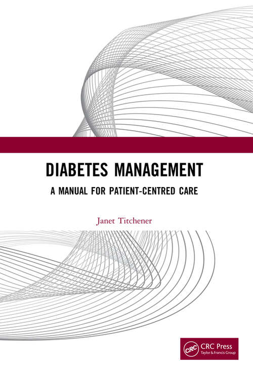 Book cover of Diabetes Management: A Manual for Patient-Centred Care