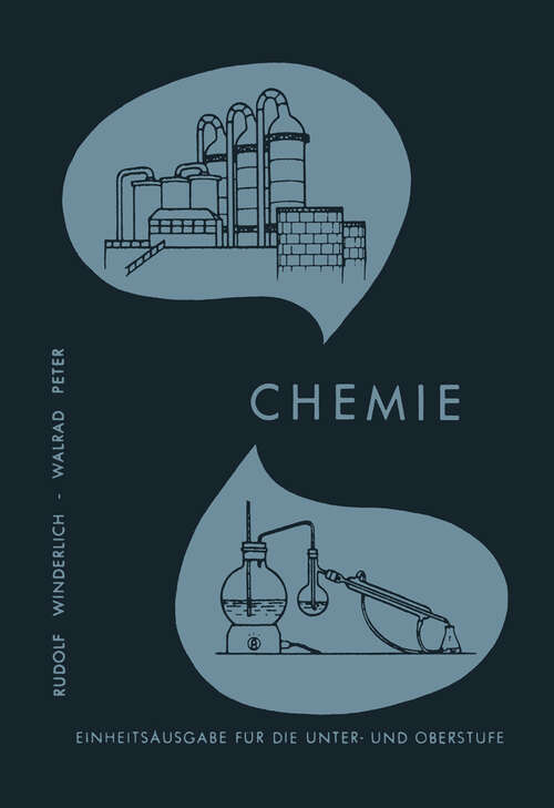 Book cover of Lehrbuch der Chemie für Höhere Lehranstalten: Einheitsausgabe für Unter- und Oberstufe (1954)