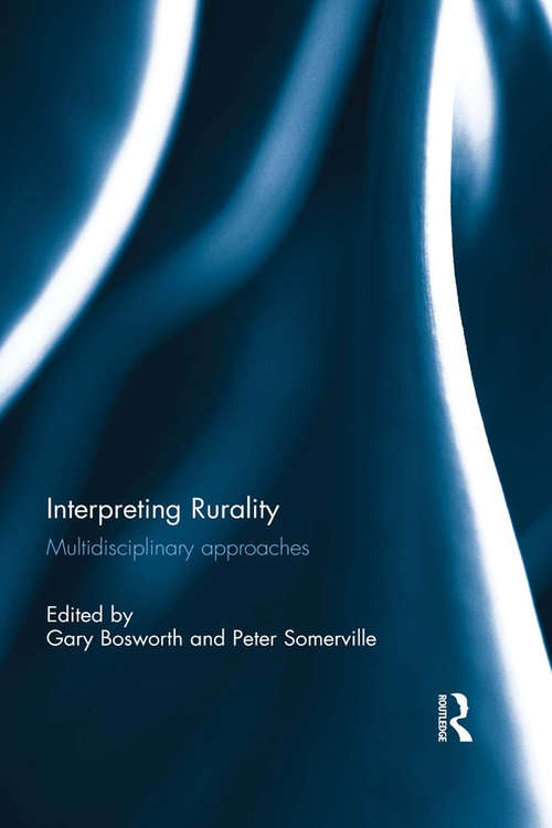 Book cover of Interpreting Rurality: Multidisciplinary Approaches