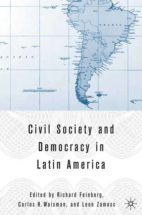 Book cover of Civil Society and Democracy in Latin America (2006)