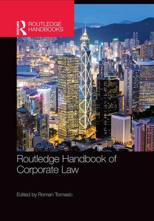 Book cover of Routledge Handbook of Corporate Law