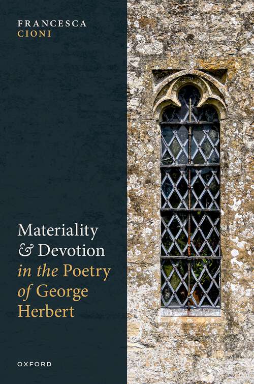 Book cover of Materiality and Devotion in the Poetry of George Herbert