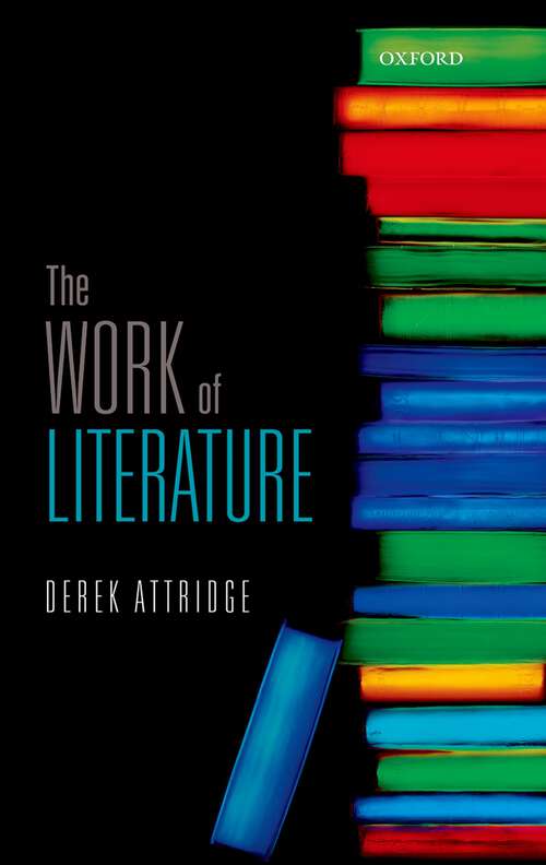 Book cover of The Work of Literature