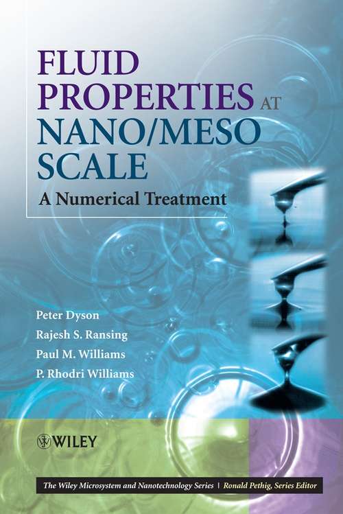 Book cover of Fluid Properties at Nano/Meso Scale: A Numerical Treatment (Microsystem and Nanotechnology Series (ME20) #1)