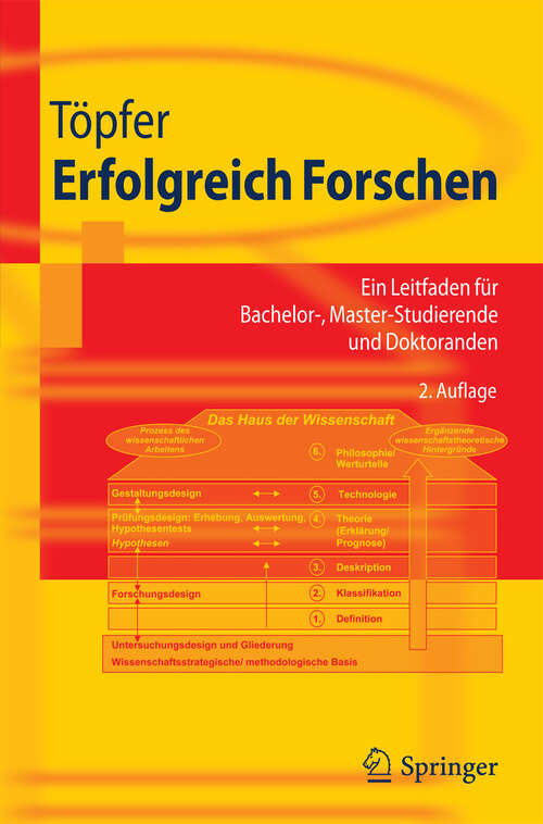 Book cover of Erfolgreich Forschen: Ein Leitfaden für Bachelor-, Master-Studierende und Doktoranden (2. Aufl. 2010) (Springer-Lehrbuch)