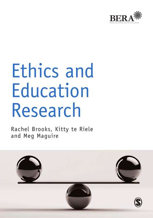 Book cover of Ethics and Education Research (PDF)