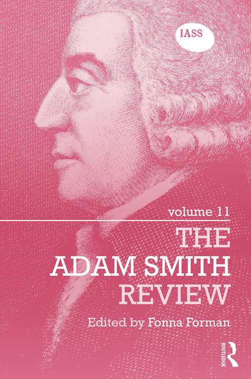 Book cover of The Adam Smith Review: Volume 11 (The Adam Smith Review #11)