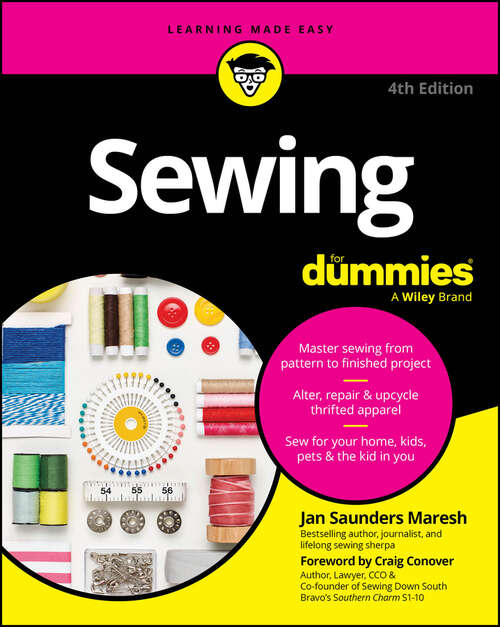 Book cover of Sewing For Dummies (4)