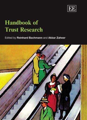 Book cover of Handbook Of Trust Research (Elgar Original Reference Ser.)