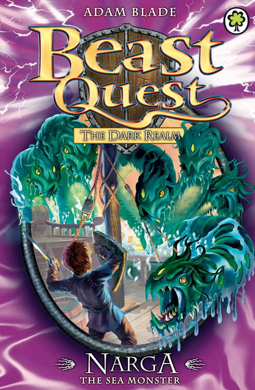 Book cover of Narga the Sea Monster: Series 3 Book 3 (Beast Quest)