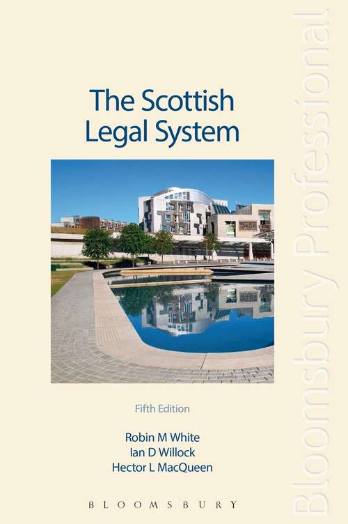 Book cover of The Scottish Legal System (PDF)
