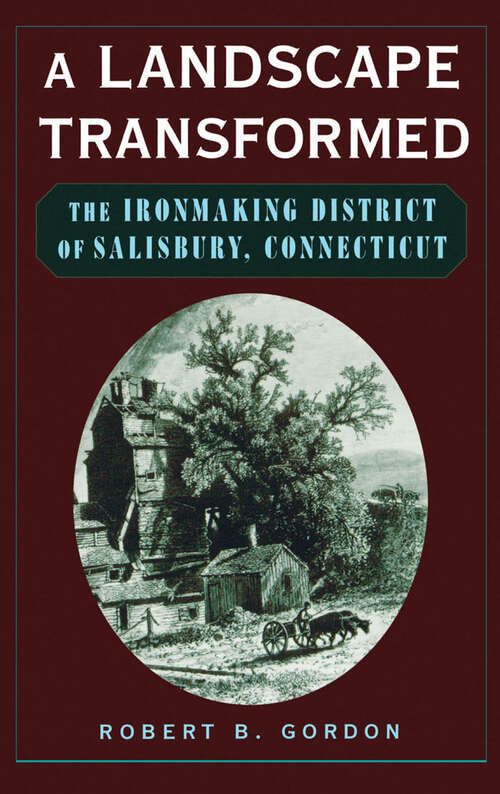 Book cover of A Landscape Transformed: The Ironmaking District of Salisbury, Connecticut