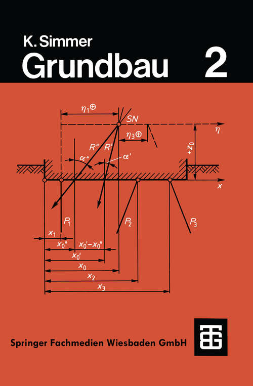 Book cover of Grundbau: Teil 2 Baugruben und Gründungen (16. Aufl. 1985)