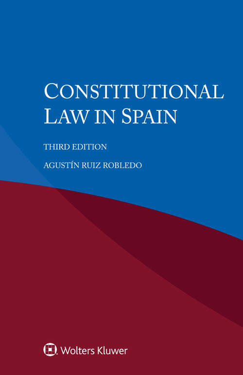 Book cover of Constitutional Law in Spain (3)