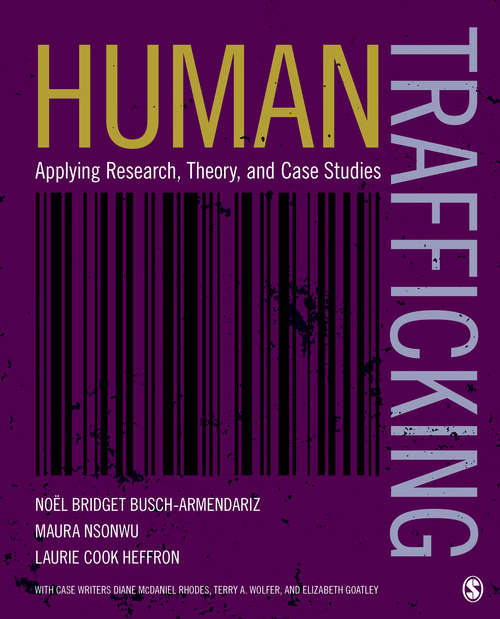 Book cover of Human Trafficking: Applying Research, Theory, and Case Studies