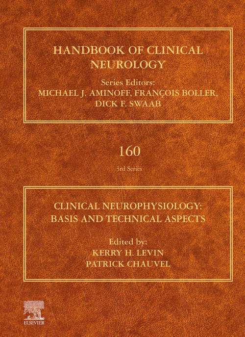 Book cover of Clinical Neurophysiology: Handbook of Clinical Neurology Series (Handbook of Clinical Neurology: Volume 160)