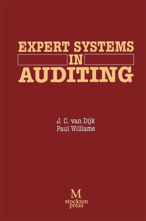 Book cover of Expert Systems in Auditing (1st ed. 1990)