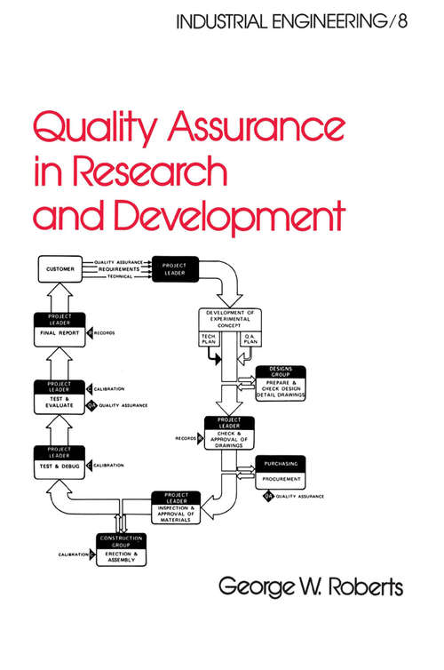 Book cover of Quality Assurance in Research and Development