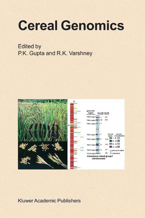 Book cover of Cereal Genomics (2004)