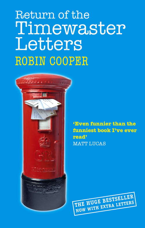 Book cover of Return Of The Timewaster Letters (Tom Thorne Novels #124)